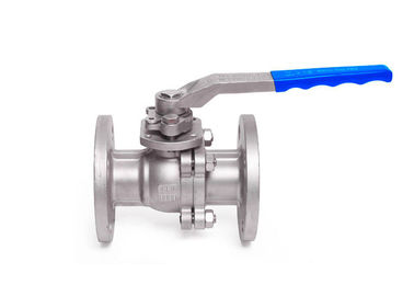 DIN Standard Split Body Low Platform 2pc Ball Valve PTFE PPL Soft Seat